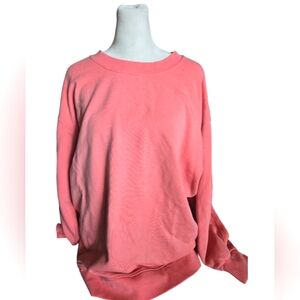 Lululemon Perfectly Oversized Crew Raspberry Cream